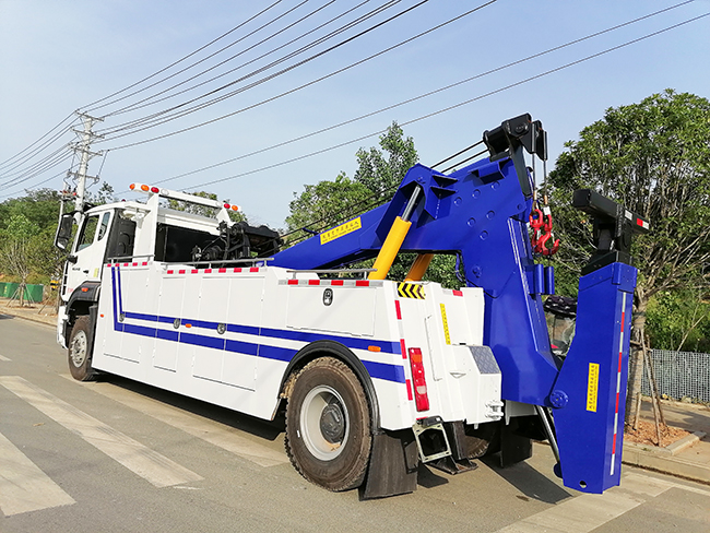 國六單橋重汽豪瀚拖吊聯(lián)體清障車